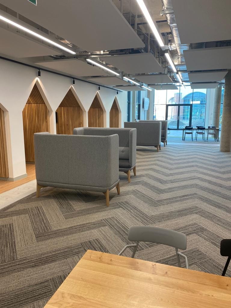 office furniture meeting sofa installation